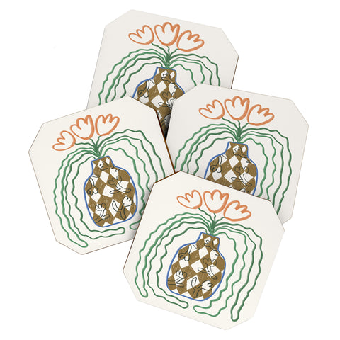 Jae Polgar Tiny Bunch Coaster Set