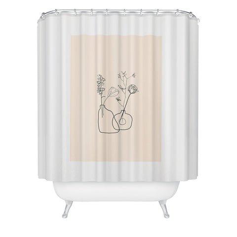 Jae Polgar Vases Shower Curtain