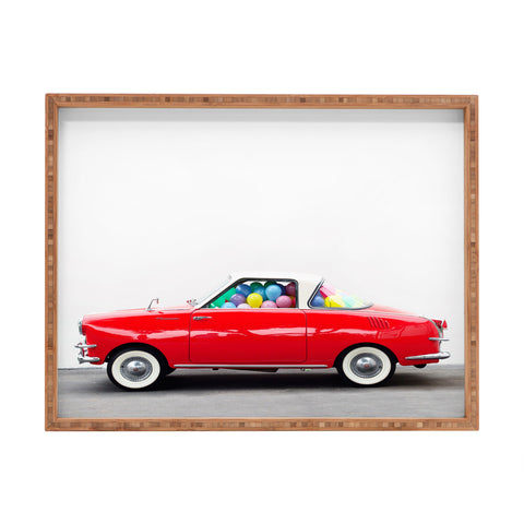 Jeff Mindell Photography Balloon Car Vertical Rectangular Tray
