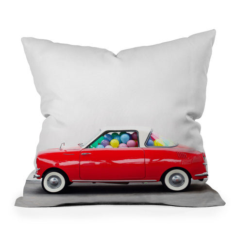 Jeff Mindell Photography Balloon Car Vertical Throw Pillow