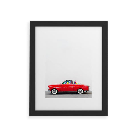 Jeff Mindell Photography Balloon Car Vertical Framed Art Print