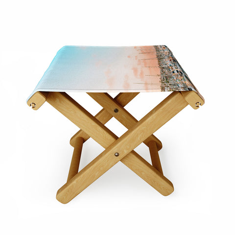 Jeff Mindell Photography Cotton Candy Sky I Folding Stool