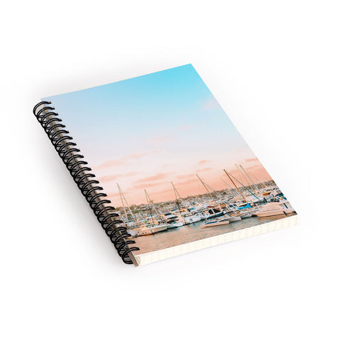 Jeff Mindell Photography Cotton Candy Sky I Spiral Notebook