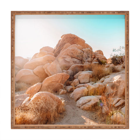 Jeff Mindell Photography Golden Glow Square Tray