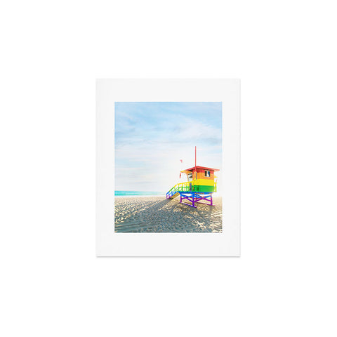 Jeff Mindell Photography Lifeguard Stand Venice Beach Art Print