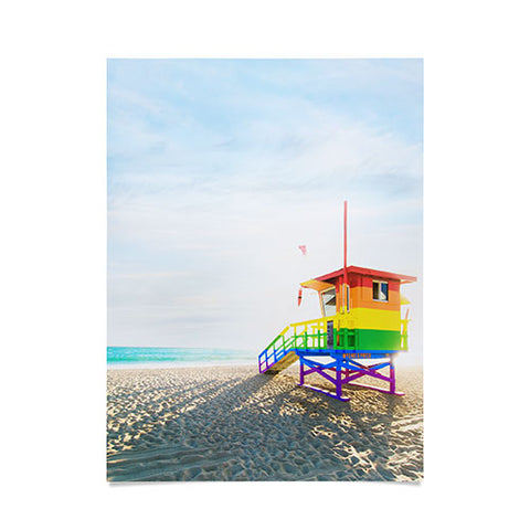 Jeff Mindell Photography Lifeguard Stand Venice Beach Poster