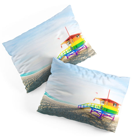 Jeff Mindell Photography Lifeguard Stand Venice Beach Pillow Shams