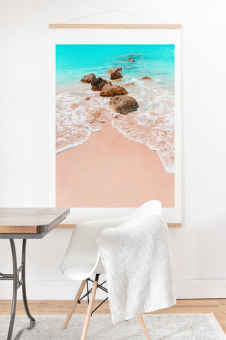 Jeff Mindell Photography Little Waves Art Print And Hanger