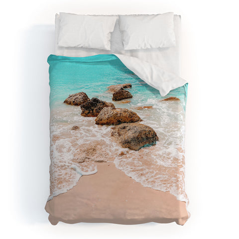 Jeff Mindell Photography Little Waves Duvet Cover