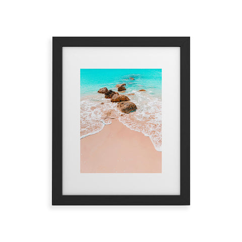 Jeff Mindell Photography Little Waves Framed Art Print