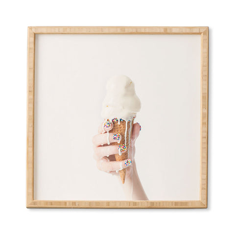Jeff Mindell Photography Melting Ice Cream Framed Wall Art
