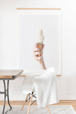 Jeff Mindell Photography Melting Ice Cream Art Print And Hanger