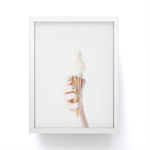 Jeff Mindell Photography Melting Ice Cream Framed Mini Art Print