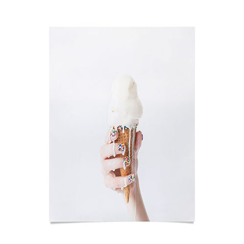 Jeff Mindell Photography Melting Ice Cream Poster