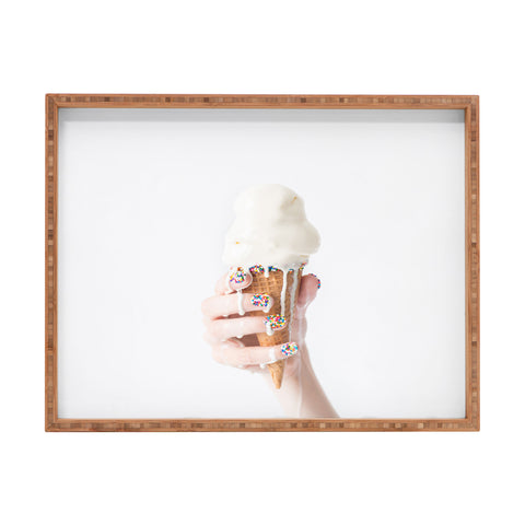 Jeff Mindell Photography Melting Ice Cream Rectangular Tray