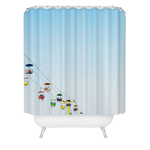 Jeff Mindell Photography Santa Cruz Boardwalk Series 1 Shower Curtain