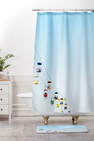 Jeff Mindell Photography Santa Cruz Boardwalk Series 1 Shower Curtain And Mat