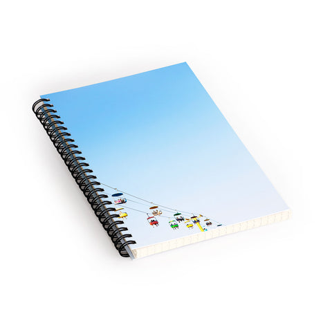 Jeff Mindell Photography Santa Cruz Boardwalk Series 1 Spiral Notebook