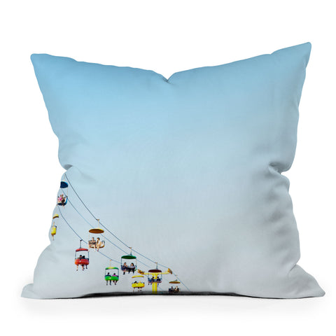 Jeff Mindell Photography Santa Cruz Boardwalk Series 1 Outdoor Throw Pillow