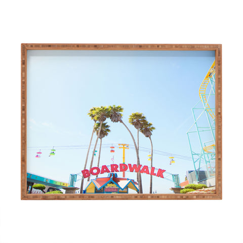 Jeff Mindell Photography Santa Cruz Boardwalk Series 6 Rectangular Tray
