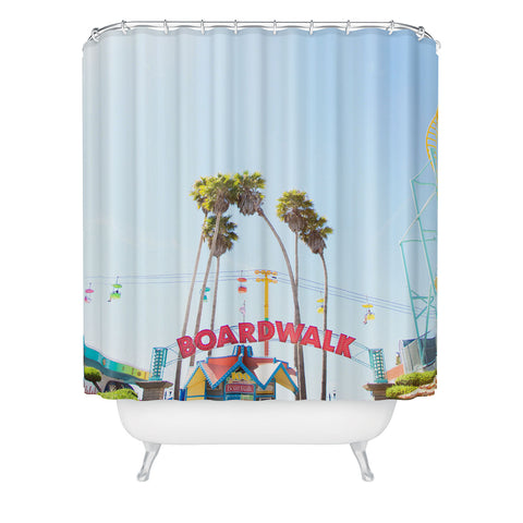 Jeff Mindell Photography Santa Cruz Boardwalk Series 6 Shower Curtain