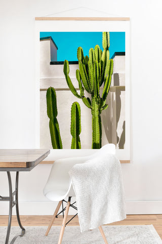 Jeff Mindell Photography South Pasadena Cactus Art Print And Hanger