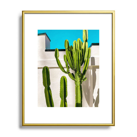 Jeff Mindell Photography South Pasadena Cactus Metal Framed Art Print