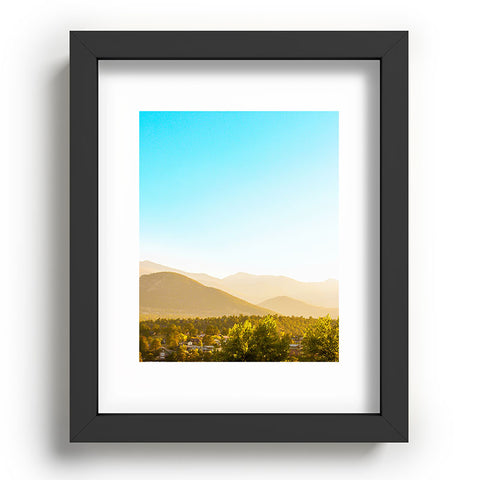 Jeff Mindell Photography Sunrise over Estes Park Recessed Framing Rectangle