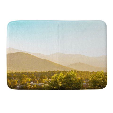 Jeff Mindell Photography Sunrise over Estes Park Memory Foam Bath Mat