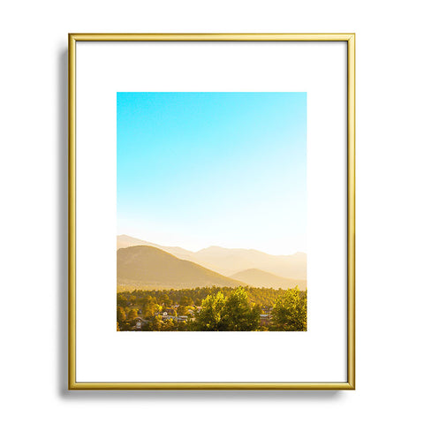 Jeff Mindell Photography Sunrise over Estes Park Metal Framed Art Print