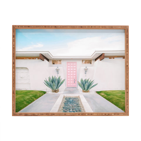 Jeff Mindell Photography That Pink Door Again Rectangular Tray