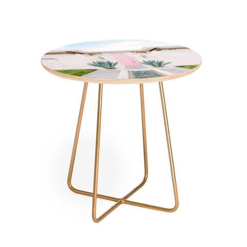 Jeff Mindell Photography That Pink Door Again Round Side Table