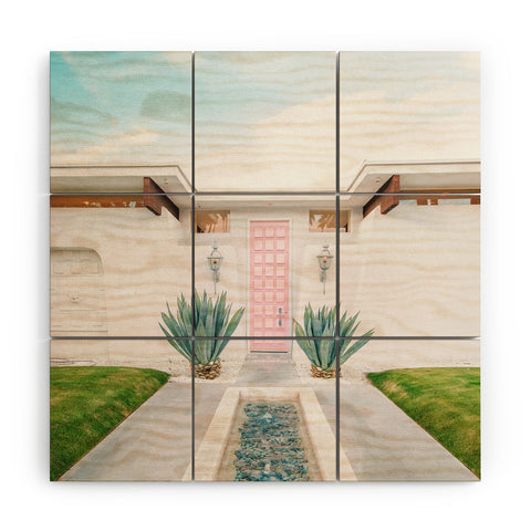 Jeff Mindell Photography That Pink Door Again Wood Wall Mural