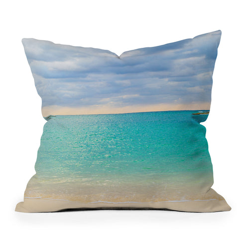 Jeff Mindell Photography Tulum Sunrise Throw Pillow