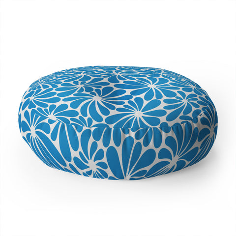 Jenean Morrison All Summer Long in Blue Floor Pillow Round