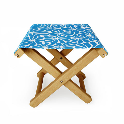 Jenean Morrison All Summer Long in Blue Folding Stool