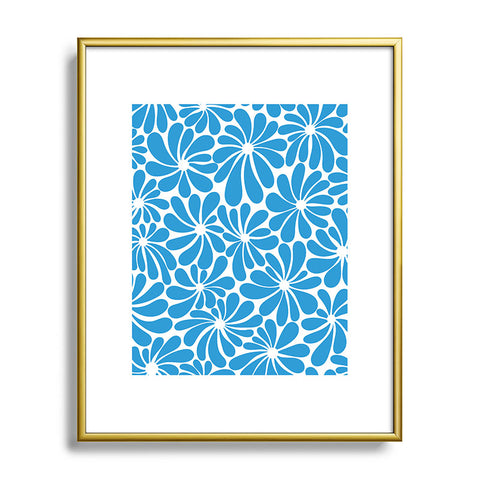 Jenean Morrison All Summer Long in Blue Metal Framed Art Print