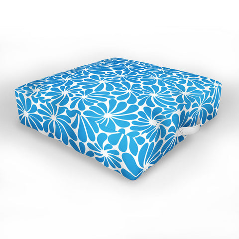 Jenean Morrison All Summer Long in Blue Outdoor Floor Cushion
