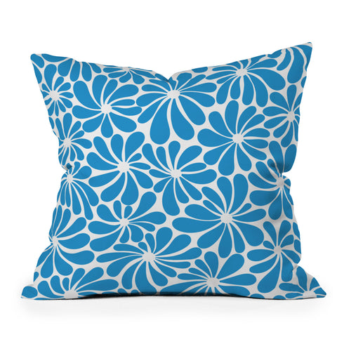 Jenean Morrison All Summer Long in Blue Throw Pillow