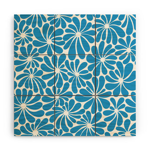 Jenean Morrison All Summer Long in Blue Wood Wall Mural