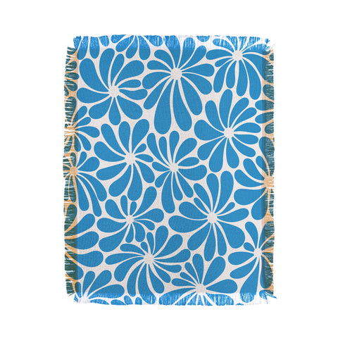 Jenean Morrison All Summer Long in Blue Throw Blanket