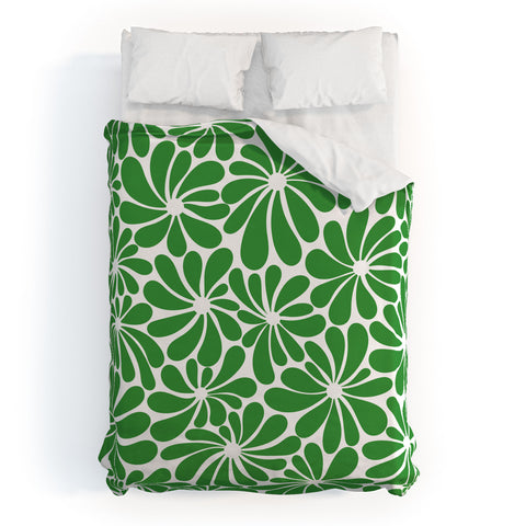 Jenean Morrison All Summer Long in Green Duvet Cover