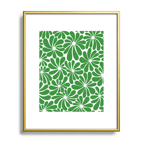 Jenean Morrison All Summer Long in Green Metal Framed Art Print