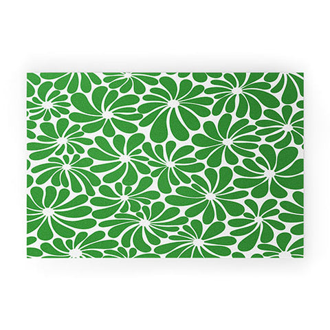 Jenean Morrison All Summer Long in Green Welcome Mat