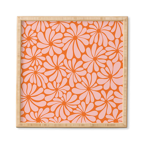 Jenean Morrison All Summer Long in Orange Framed Wall Art