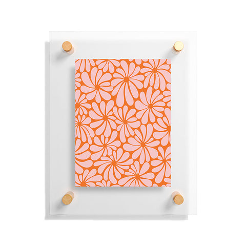 Jenean Morrison All Summer Long in Orange Floating Acrylic Print