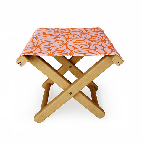 Jenean Morrison All Summer Long in Orange Folding Stool