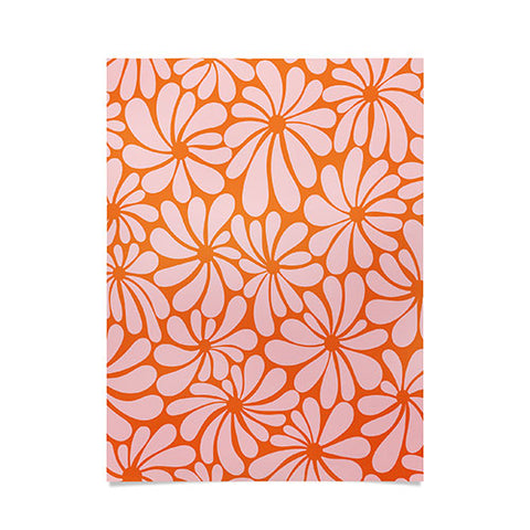 Jenean Morrison All Summer Long in Orange Poster