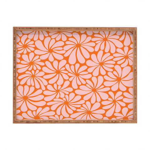 Jenean Morrison All Summer Long in Orange Rectangular Tray