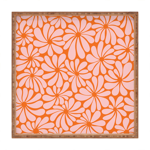 Jenean Morrison All Summer Long in Orange Square Tray